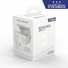 ULTIMATE GUARD - DECK CASE - BOULDER - 100+ - SOLID WHITE